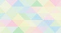 Seamless pastel geometric triangles with soft gradient vector background Royalty Free Stock Photo