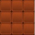 Seamless patched leather texture