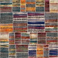 Seamless patchwork collage mix quilt pattern print