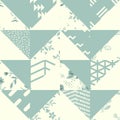 Seamless patchwork pattern