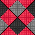 Seamless patchwork plaid tartan checkered pattern