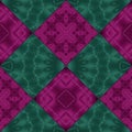 Seamless patchwork plaid tartan checkered pattern