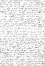 Seamless patern with imaginary abstract handwritten text