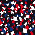 Seamless Patriotic Confetti Pattern