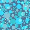 Seamless patter. Abstract background with circles and stars Royalty Free Stock Photo