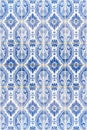 Seamless patter made of traditional azulejos tiles Royalty Free Stock Photo