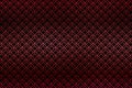 Vector Abstract Shining Red Metal Squares Mesh in Black Background Royalty Free Stock Photo