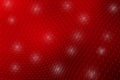 Vector Abstract Warping Hexagonal Metal Mesh in Red Gradient Background Royalty Free Stock Photo