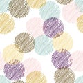 Seamless pattern abstract background with circles and stripes Royalty Free Stock Photo