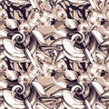Seamless pattern. Abstract background