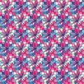 Seamless Pattern with Abstract Colorful Texture Royalty Free Stock Photo
