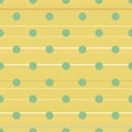 Abstract dotted and linear seamless pattern. Background with lines and circles. Royalty Free Stock Photo