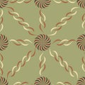 Seamless Pattern Abstract Forms