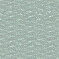 Seamless pattern with abstract horizontal sketch sea waves. Royalty Free Stock Photo