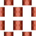 Seamless pattern with abstract red squares vector Royalty Free Stock Photo