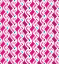 Pink Blue Sweet Color Horizontal Seamless Pattern | Walda Series