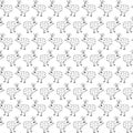 Seamless pattern of abstract sketch funny cartoons monochrome birdsSeamless pattern of abstract sketch funny cartoons monochrome b