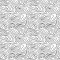 Seamless pattern. Abstract Topographic map, lines and contours. Conditional geographical scheme and terrain. Texture of the Royalty Free Stock Photo