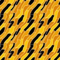 Seamless pattern with abstract wavy lines.