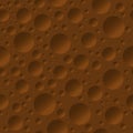 Seamless pattern of aerated porous chocolate. Chocolate seamless background. Vector.