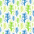 Seamless pattern with agave.