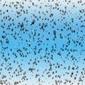 Seamless pattern with air bubbles in water Royalty Free Stock Photo