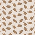 Seamless pattern american football