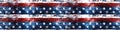 seamless pattern with American US flag of America USA with stars and stripes on white blue red background grunge old Royalty Free Stock Photo