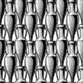 Seamless pattern with amphora