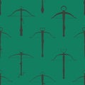 Seamless pattern with ancient Crossbows Royalty Free Stock Photo
