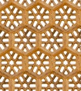 Seamless pattern. Ancient traditional ornament - brown sandstone