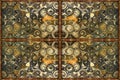 Seamless pattern with antique tiles