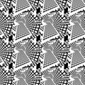 Seamless pattern with apartment buildings