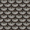 Seamless pattern of armour scale