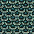 Seamless pattern of armour scale Royalty Free Stock Photo