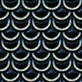 Seamless pattern of armour scale Royalty Free Stock Photo