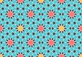 Seamless pattern in authentic arabian style. Color watches control.