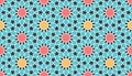 Seamless pattern in authentic arabian style. Color watches control.