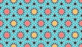 Seamless pattern in authentic arabian style. Color watches control.