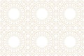 Seamless pattern in authentic arabian style. Unexpanded strokes. Royalty Free Stock Photo