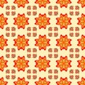 Seamless pattern with autumm leaves. Royalty Free Stock Photo
