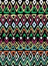 Seamless pattern in aztec style