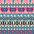 Seamless pattern in aztec style