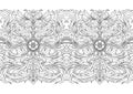 Seamless pattern, background In baroque, rococo, victorian, renaissance style.