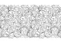 Seamless pattern, background In baroque, rococo, victorian, renaissance style.