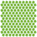 Seamless pattern background clover leaf design