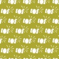 Seamless pattern on the background of the color gold lime