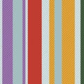 Seamless pattern background with colorful stripes and vertical lines. Vector illustration Royalty Free Stock Photo