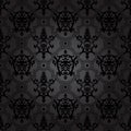 Seamless pattern background.Damask wallpaper. Royalty Free Stock Photo