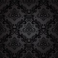 Seamless Pattern Background.Damask Wallpaper.